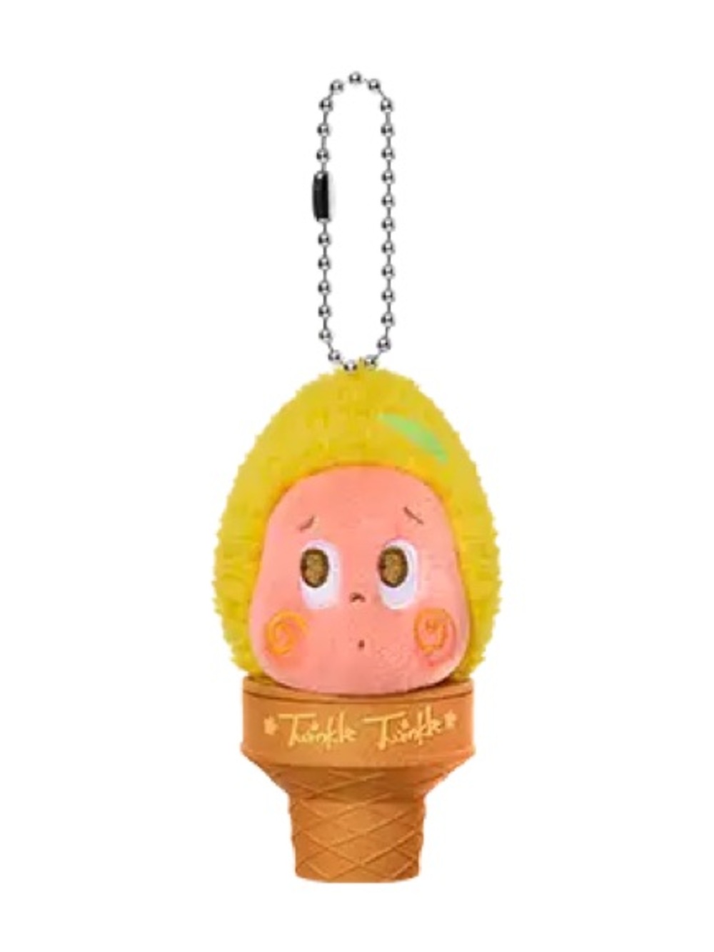 Twinkle Twinkle x Moon Gelato Ice Cream Plush Pendant - Mint Ice Lemon